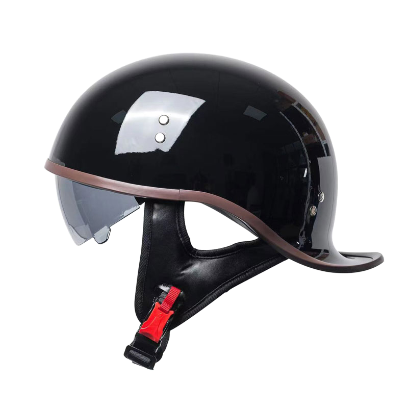 classic motorcycle half helmets Cool Scoop Retro Motorcycle Half Face Helmet – Biker Forward