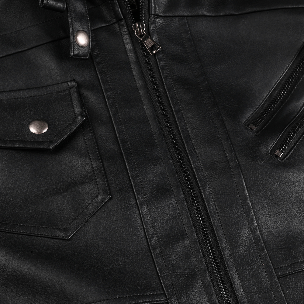 Biker Forward Men‘s Leather Motorcycle Jacket