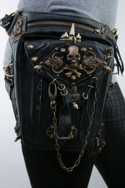 Retro Gothic Skull Bag
