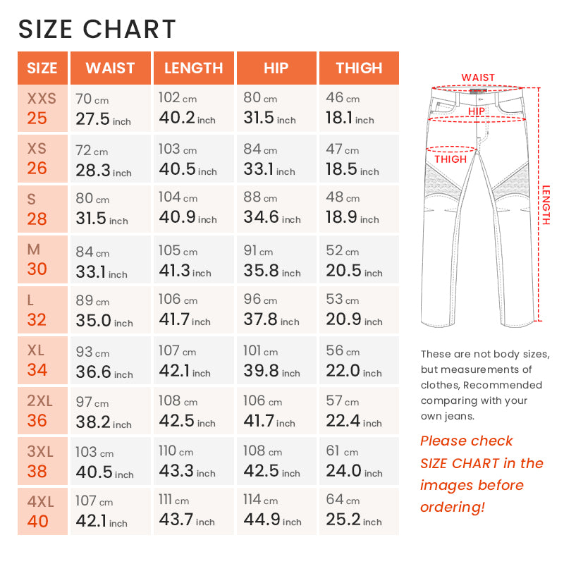 Outdoor Motorcycle Stretch Anti-Fall Riding Jeans