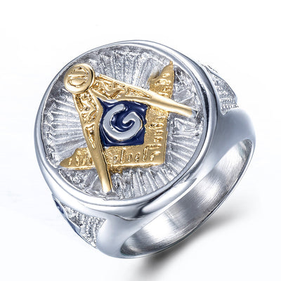 Masonic Golden Totem Ring