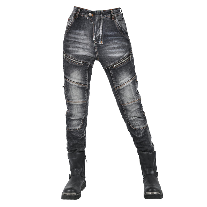 Women Motorcycle K-2 Stretch Denim Riding Jeans