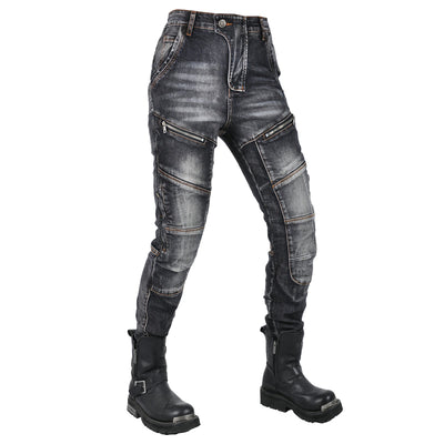 Women Motorcycle K-2 Stretch Denim Riding Jeans