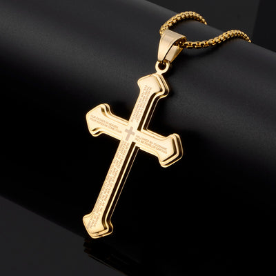English Cross Christain Pendant