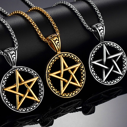 Pentagram Hollow Pendant