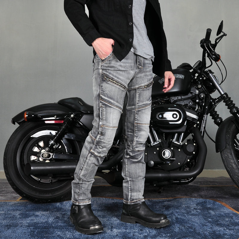 Motorcycle K-2 Stretch Denim Riding Jeans