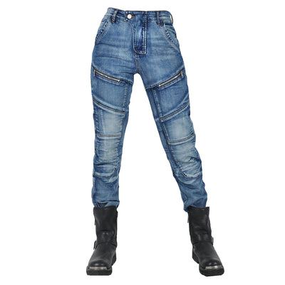 Women Motorcycle K-2 Stretch Denim Riding Jeans