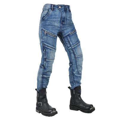 Women Motorcycle K-2 Stretch Denim Riding Jeans