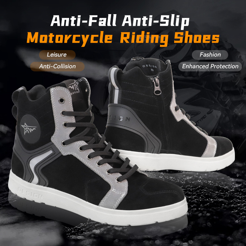 Motorcycle Outdoor Biker Protection Ankle Board Shoes
