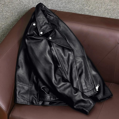 Motorcycle Genuine Comfort Leather Jacket