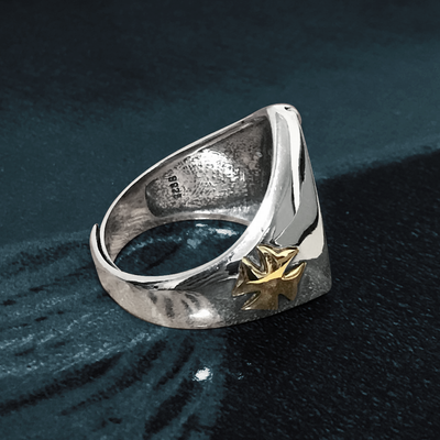 S925 Silver Eye Of God Ring