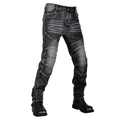 Men's Motorcycle Kevlar Denim Jeans With Protection Gear