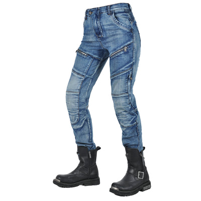 Women Motorcycle K-2 Stretch Denim Riding Jeans