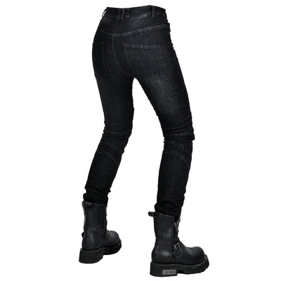 Women Motorcycle Retro Casual Anti-Fall Denim Riding Jeans