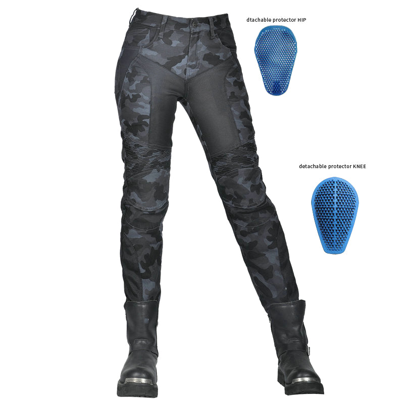 Adventure 4 Lady Biker Jeans with CE Armor Protector - Camo