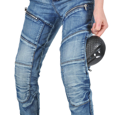 Women Motorcycle K-2 Stretch Denim Riding Jeans