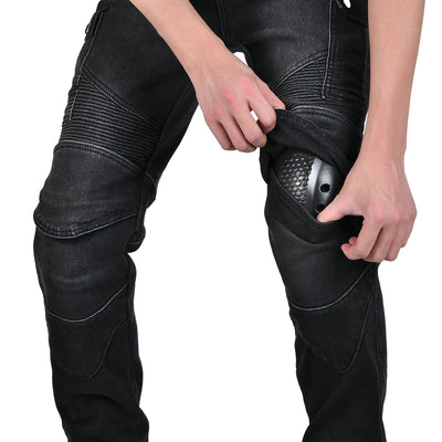 Fierce 4 Men Motorcycle Winter Plus Velvet Jeans