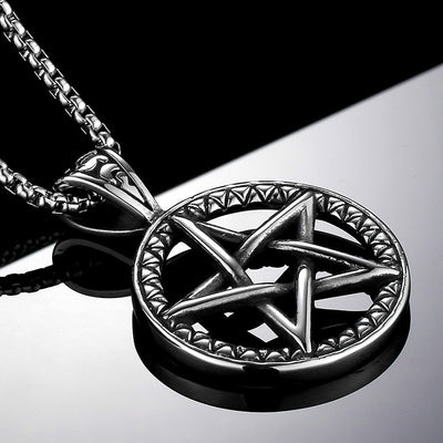 Pentagram Hollow Pendant
