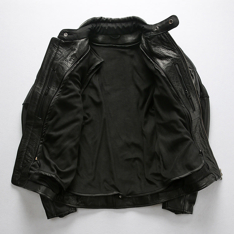 Biker Forward Genuine Leather Motorcycle Jacket