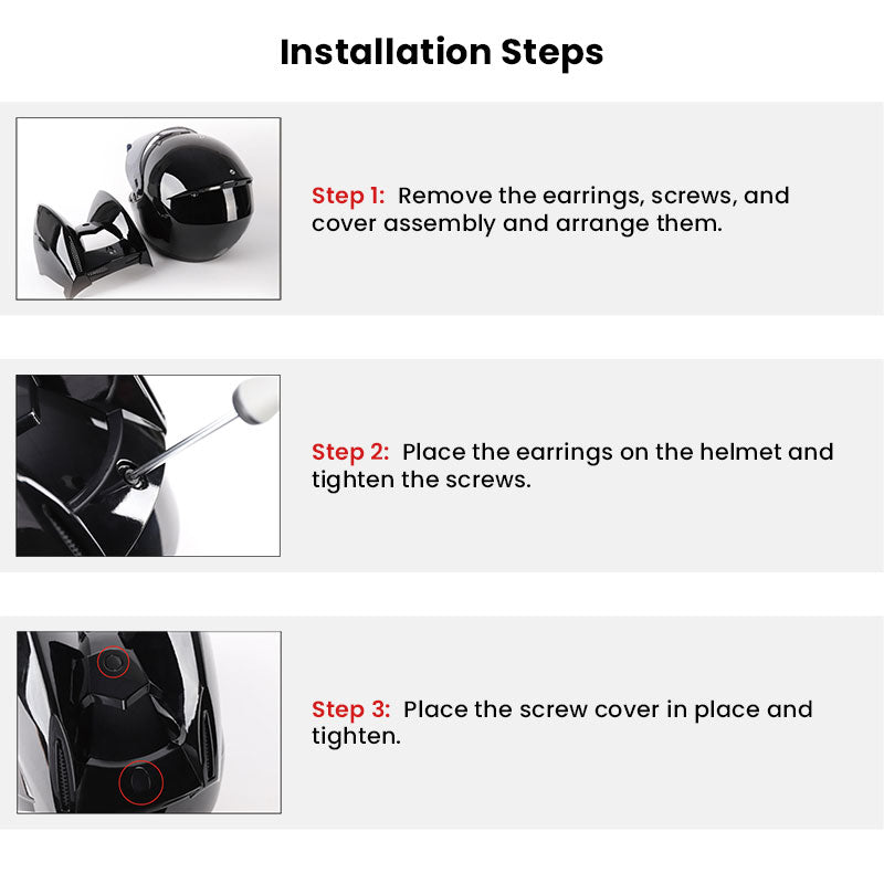 Women Cat Ears Motorcycle Helmet