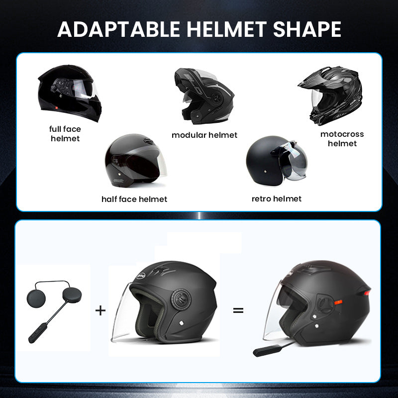 Bluetooth Headset For Motorcycle Helmet