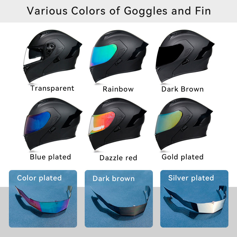 Flip Up Helmet Scooter Motorcycle Modular Helmet