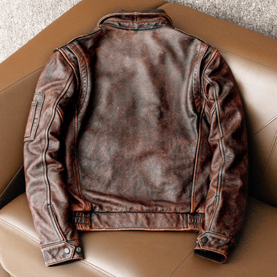 Air Force 2 Motorcycle Leather Jacket