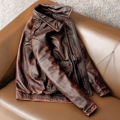 Air Force 2 Motorcycle Leather Jacket