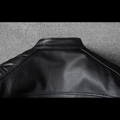 Motorcycle Autumn Winter Riding Leather Jacket