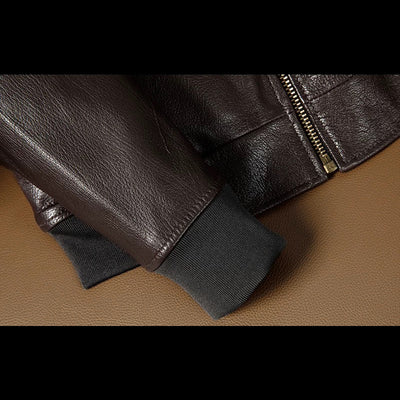 Hooded Casual Versatile Motorcycle Leather Jacket