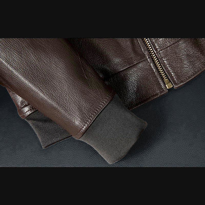 Hooded Casual Versatile Motorcycle Leather Jacket