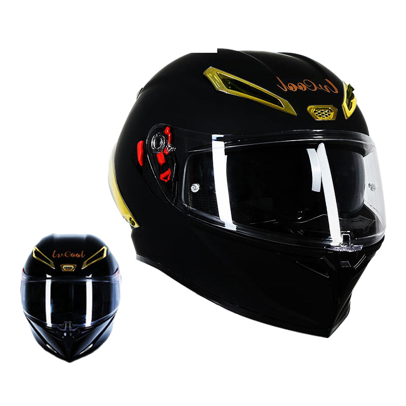 Full Face Motorcycle Helmet for Adult Men Women  P7 Dual Visor