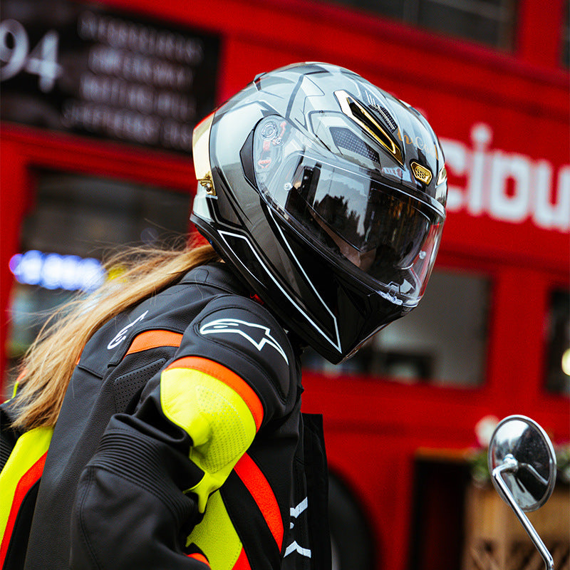 can women wear mens motorcycle helmets Full Face Motorcycle Helmet for Adult Men Women P7 Dual Visor – Biker Forward