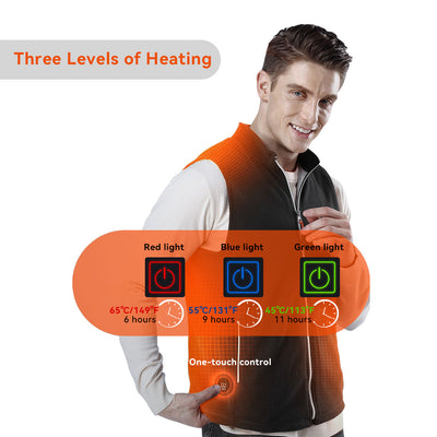 Electric Heating Vest Intelligent Charging Winter Waistcoat Unisex