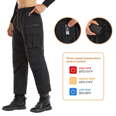 18-Zone Winter Electric Heating Warm Pants For Men And Women