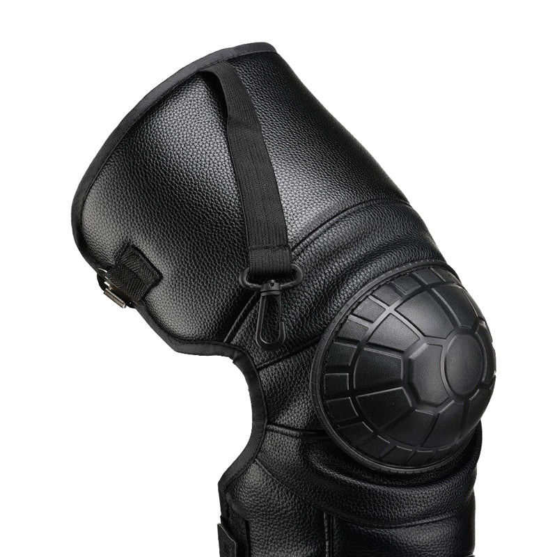 Windproof and Warm Winter Motorcycle Leather Knee Pads