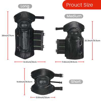 Windproof and Warm Winter Motorcycle Leather Knee Pads