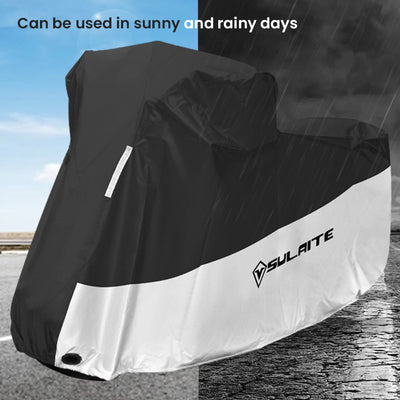 Biker Waterproof Sun Protection Motorcycle Cover with Night Reflective