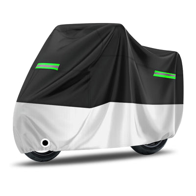 Motorcycle Cover Silver-coated Cloth Rainproof Dustproof Sun Protection