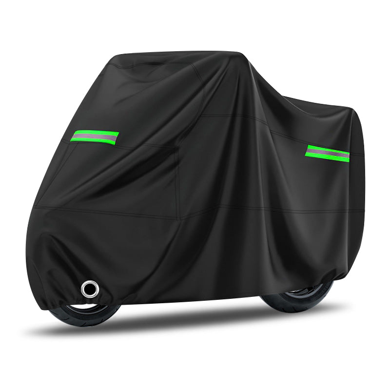 Motorcycle Cover Silver-coated Cloth Rainproof Dustproof Sun Protection