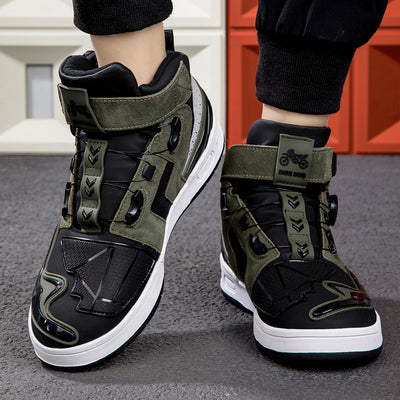 Men's Genuine Leather Off-Road Motorcycle Boots