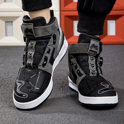 Men's Genuine Leather Off-Road Motorcycle Boots