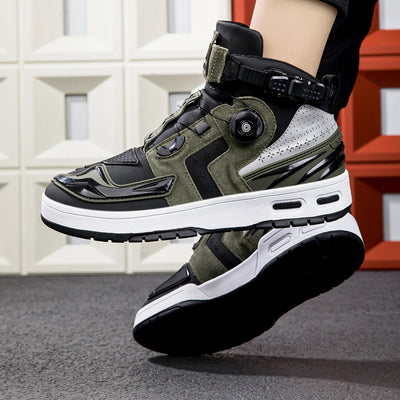 Men's Genuine Leather Off-Road Motorcycle Boots