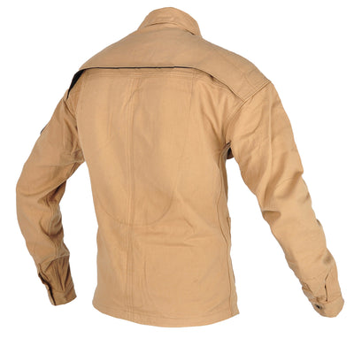 Motorcycle Protective Jacket Shirt - Khaki