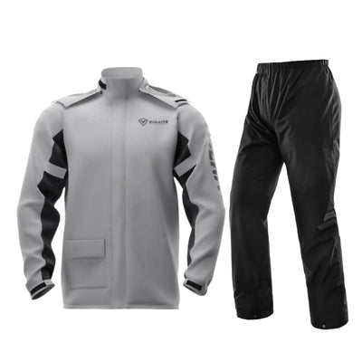 Motorcycle Split Raincoat Pants Suit with Hidden Shoe Covers