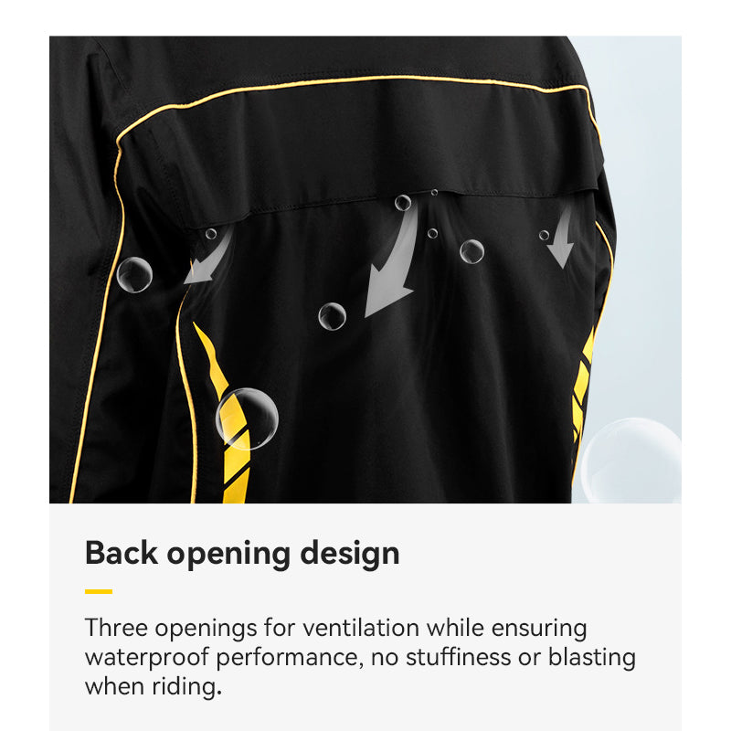 Split Riding Raincoat Pants Suit with Rain Boots