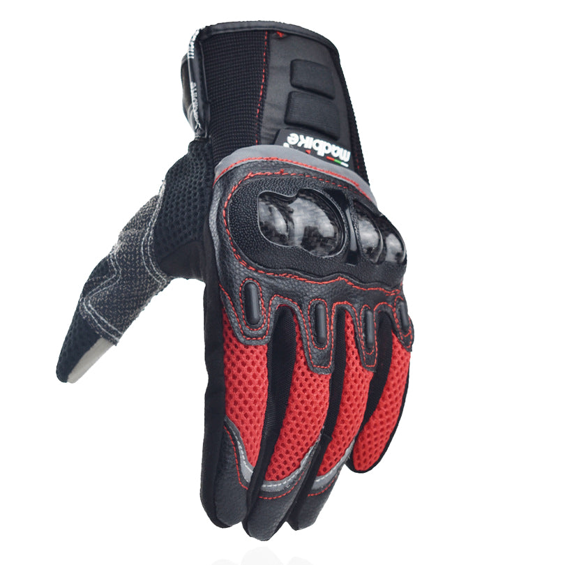 Motorcycle Riding Gloves with Hard Knuckle Protection