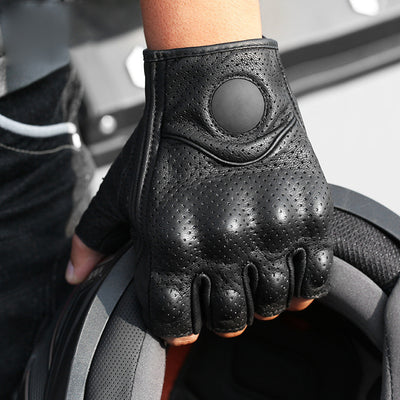 Motorcycle Summer Genuine Leather Gloves