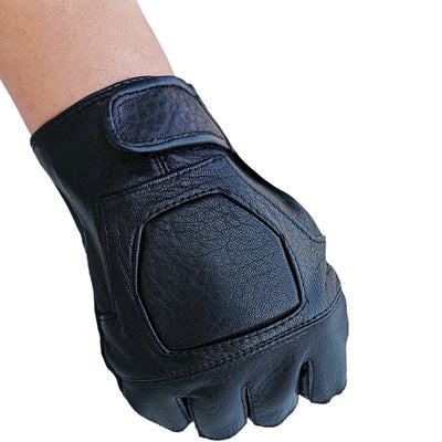 Men Outdoor Military Fans Genuine Leather Gloves