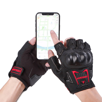 Off-Road Motorcycle Fingerless Gloves